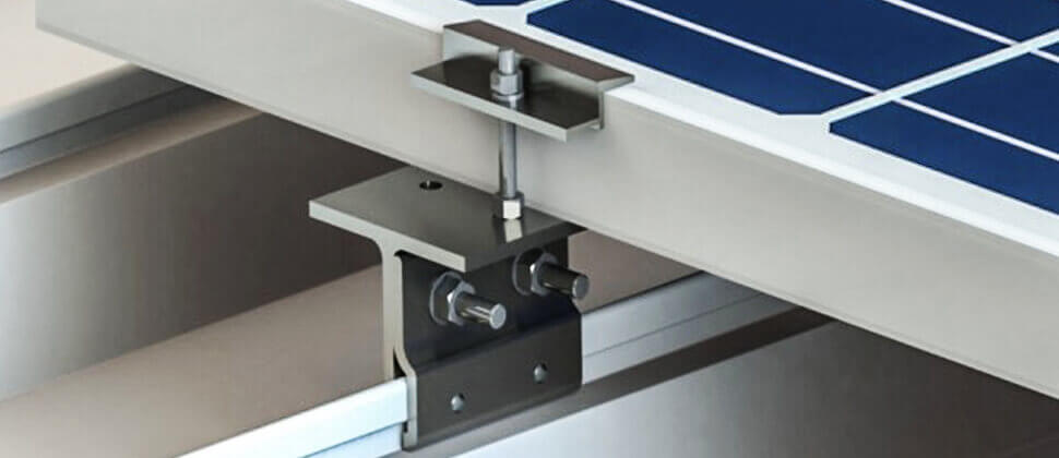 solar panel for standing seam profile